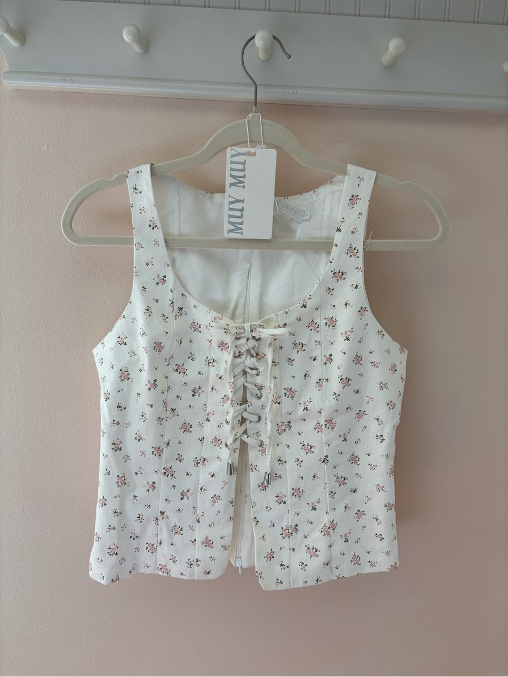 Floral corset top
